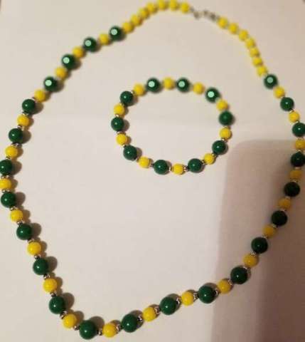 Packer's Necklace With Matching Bracelet