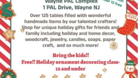 Wayne PAL 4th Annual Holiday Craft Show Fundraiser