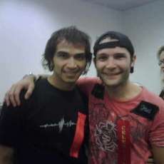 Sidow Sobrino With Actor Corey Feldman