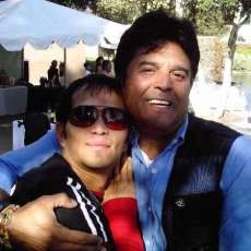 Sidow Sobrino With Actor Erik Estrada.