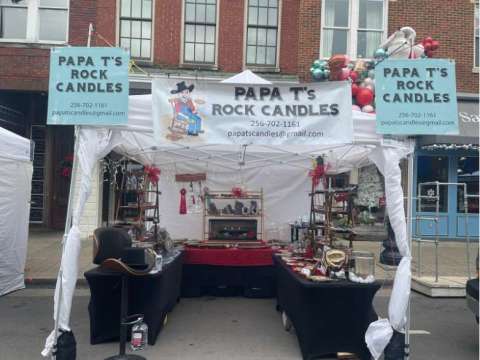 Booth at Dickens of a Christmas Franklin TN 2022