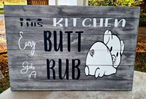 Butt Rub Pig