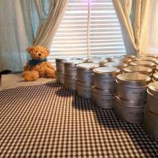Candle Tins and Dipped Bear Ready For a Retail Partner