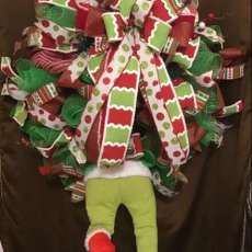Christmas Legs Wreath