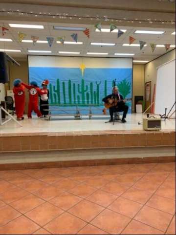 Performing For Family Literacy Night