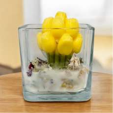 Flower Wickless Candle