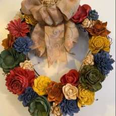 Colorful Wood With Ribbon