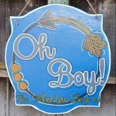 Baby Boy Door Hanger