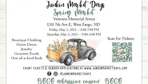 Junkin' Market Days Spring Shopping Event - West Fargo