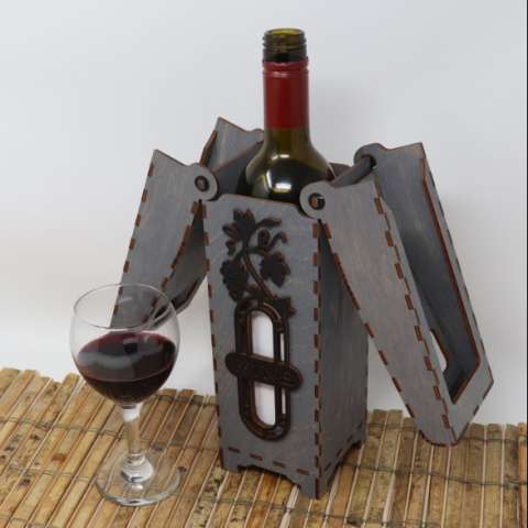 Hinged Wine Box