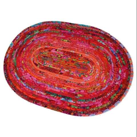 Blue Jelly Roll Rug