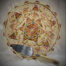 Whisper and Sing Cake Plate and Server