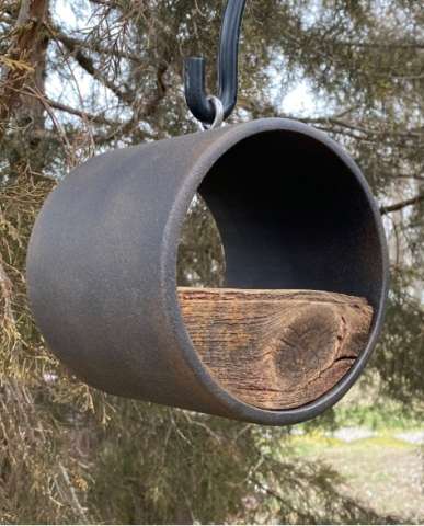 MWW Handcrafted Design - Artisan Birdhouse - Aged Bronze