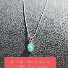 Sterling Silver Mustard Seed Necklace