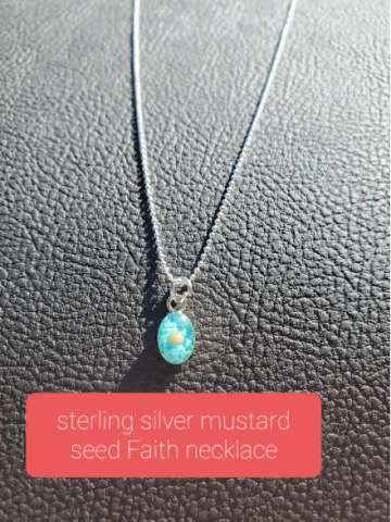 Sterling Silver Mustard Seed Necklace