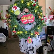 Grinch Wreath