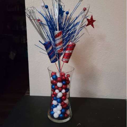 Fireworks Vase