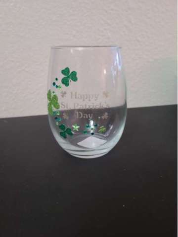 Saint Patrick's Day Glass