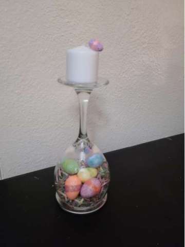 Easter Egg Candle Holder