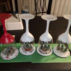 Snow Globe Candle Holder