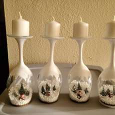 White Snow Globes