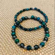 Emerald Green Gemstone Bracelets