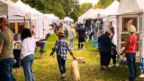 Fine Art Festival in Sharon on the Green