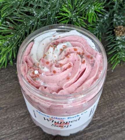 Candy Cane Lane Whipped Soap