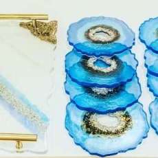 Coasters and Matching Tray!