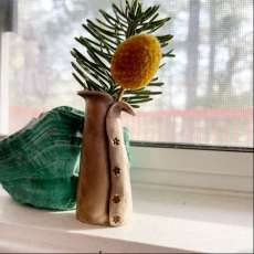 Bronze Mini Bud Vase