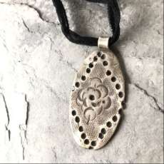 Silver Lace Pendant