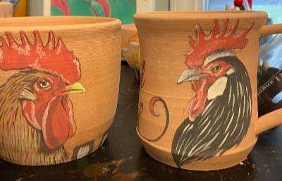 Rooster Mugs
