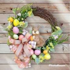 Bunny East Grapevine Wreath