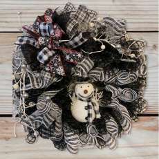 Buffalo Plaid Snowman