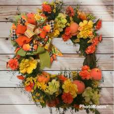 Peach Wreath