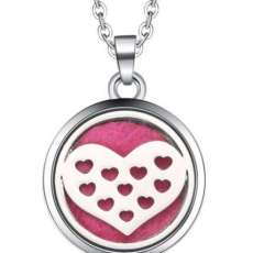 Heart Aromatherapy Necklace