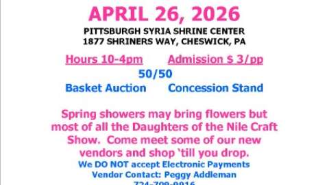 Indoor Spring Craft Show