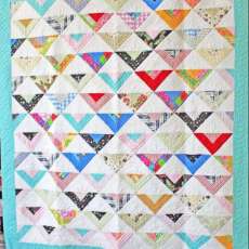 Triangles on Point Quilt