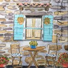 The Table Under the Blue Shudders