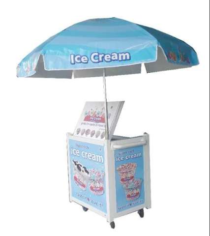 Umbrella Ice Cream Cart