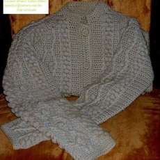 Aran Crocheted Fishermann For Custom Orders