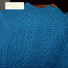 Aran Crocheted Honeycomb