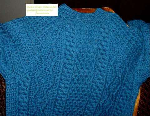 Aran Crocheted Honeycomb