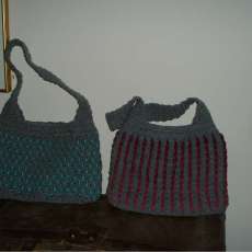 Green & Red Town Totes