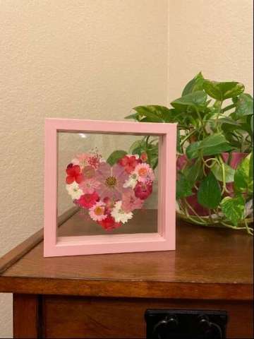 Pressed Flowers Framed