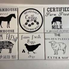 Farm House Coasters
