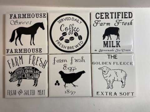 Farm House Coasters
