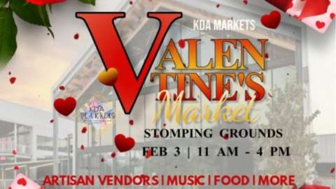 Valentine's Market at the Stomping Grounds