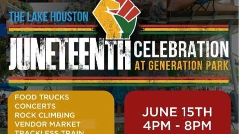 Lake Houston's Juneteenth Celebration at Generation Par