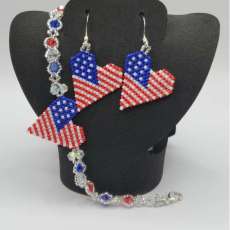 American Beaded Hearts
